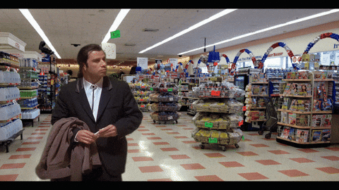 Animated still of a confused person looking around an empty room.
